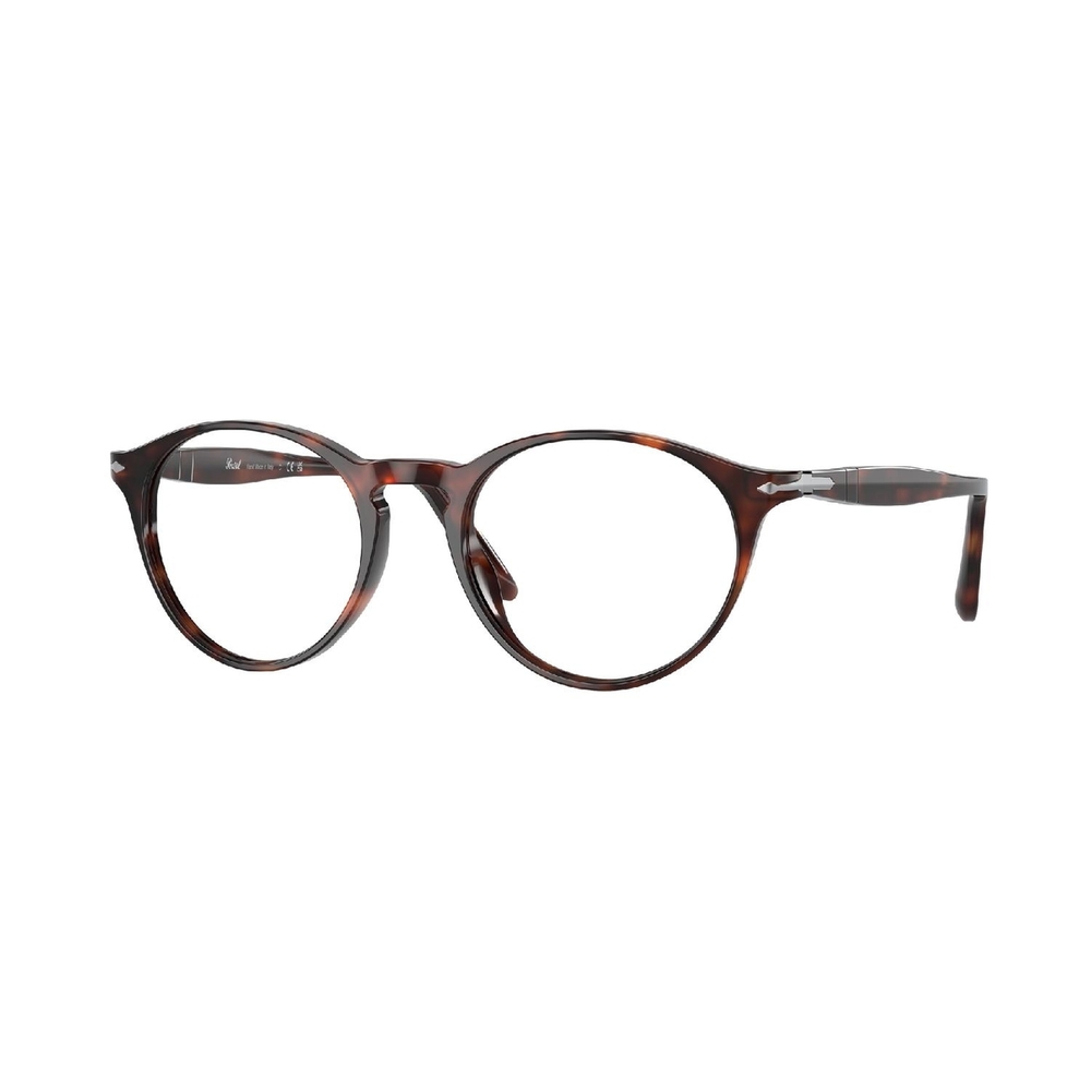 Armação de Óculos de Grau PO3092V-9015-48 Persol Phantos Tartaruga Acetato