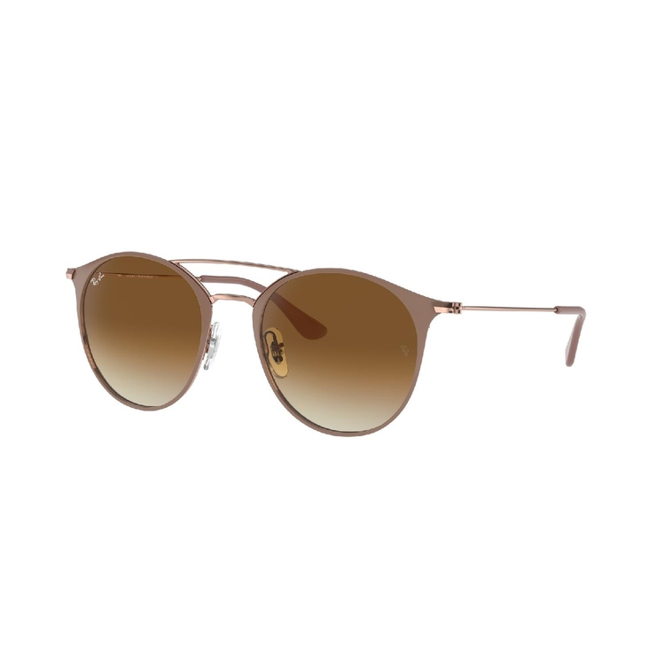 Óculos de Sol RB3546L-907151-52 Ray Ban Phantos Marrom Aço