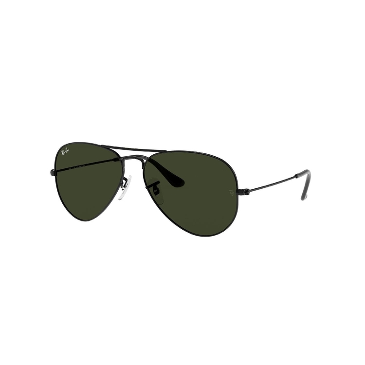 Óculos de Sol RB3025L-L2823-58 Ray Ban Piloto Preto Metal