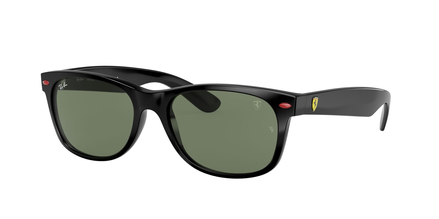 Óculos de Sol RB2132M-F60131-55 FERRARI Ray Ban Quadrado Preto Náilon