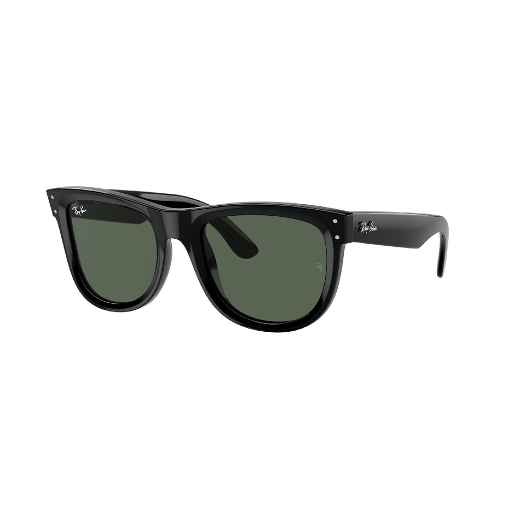 Óculos de Sol RBR0502S-6677VR-50 Ray Ban Quadrado Preto Acetato Moldado