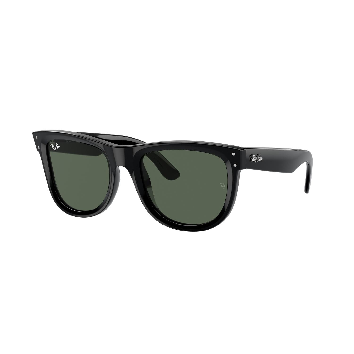Óculos de Sol RBR0502S-6677VR-50 Ray Ban Quadrado Preto Acetato Moldado