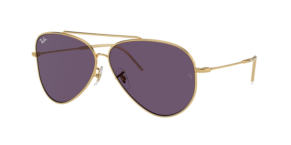 Óculos de Sol RBR0101S-001VR-59 Ray Ban Piloto Ouro Metal
