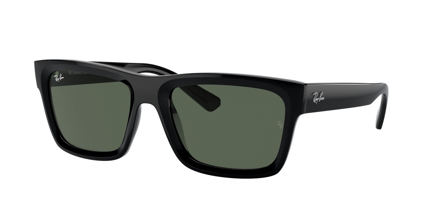 Óculos de Sol RB4396-667771-57 Ray Ban Retangular Preto Injetado