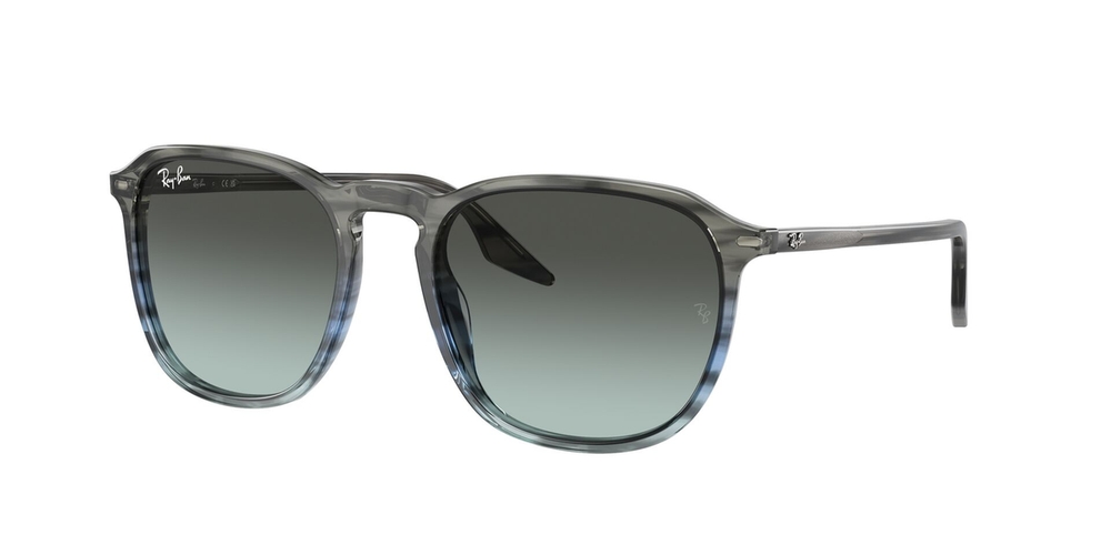 Óculos de Sol RB2203-1391GK-55 Ray Ban Quadrado Azul Acetato