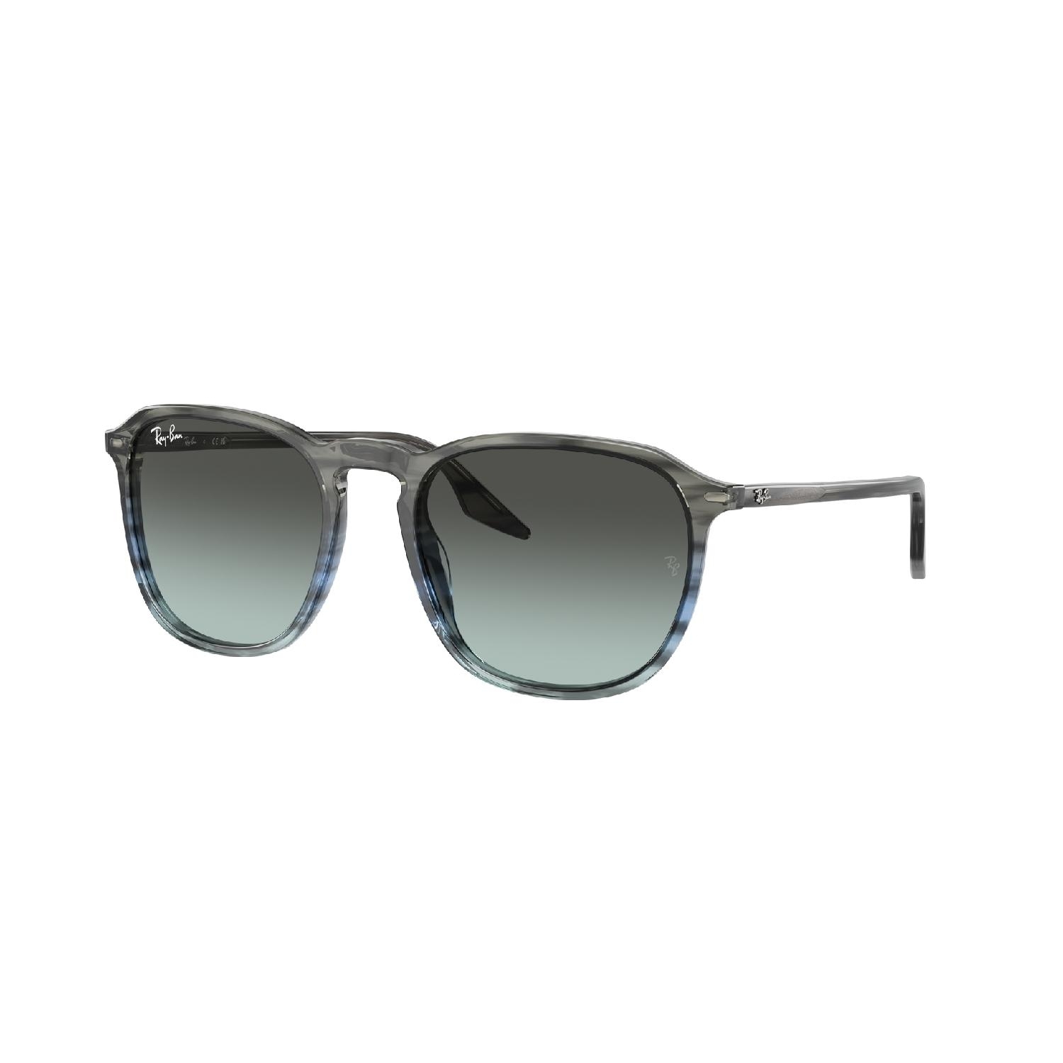 Óculos de Sol RB2203-1391GK-55 Ray Ban Quadrado Azul Acetato