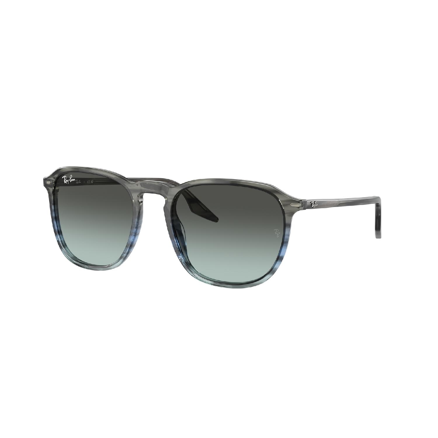 Óculos de Sol RB2203-1391GK-55 Ray Ban Quadrado Azul Acetato
