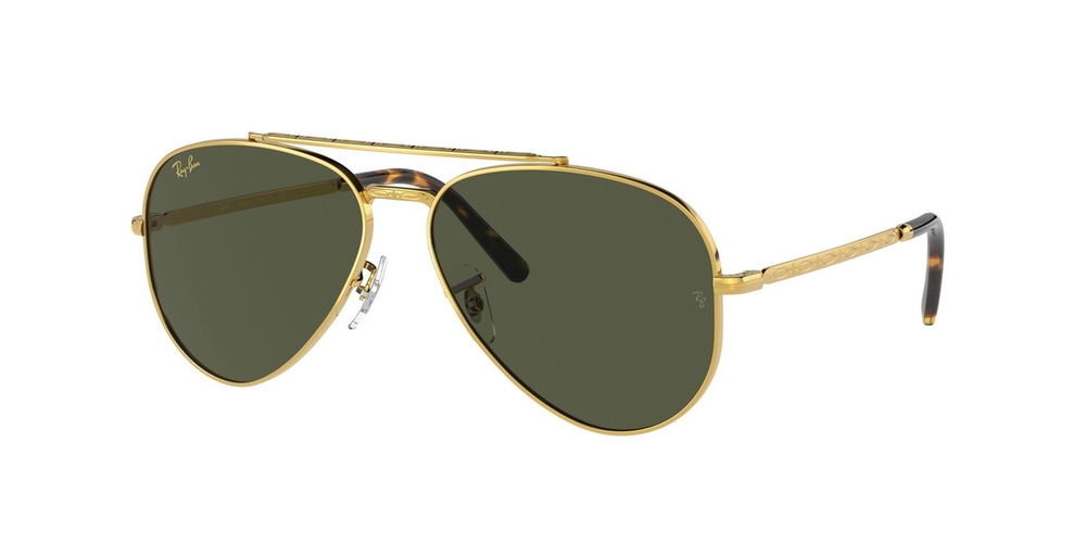 Óculos de Sol RB3625-919631-58 Ray Ban Piloto Ouro Metal