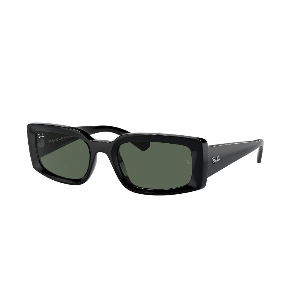 Óculos de Sol RB4395-667771-54 Ray Ban Retangular Com Cantos Arredondados Preto Injetado