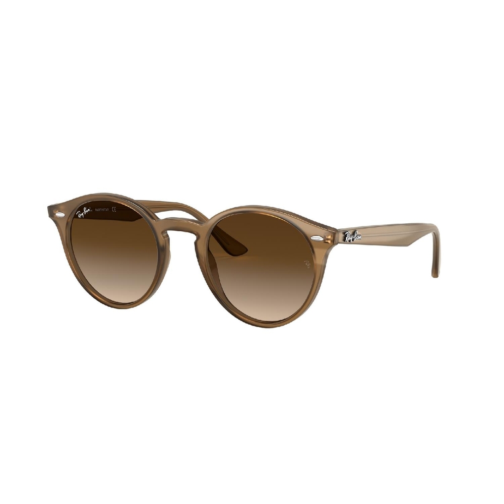Óculos de Sol RB2180-616613-49 Ray Ban Redondo Marrom Injetado