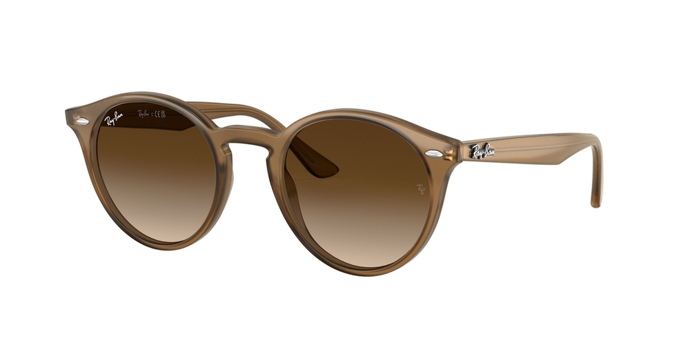 Óculos de Sol RB2180-616613-49 Ray Ban Redondo Marrom Injetado