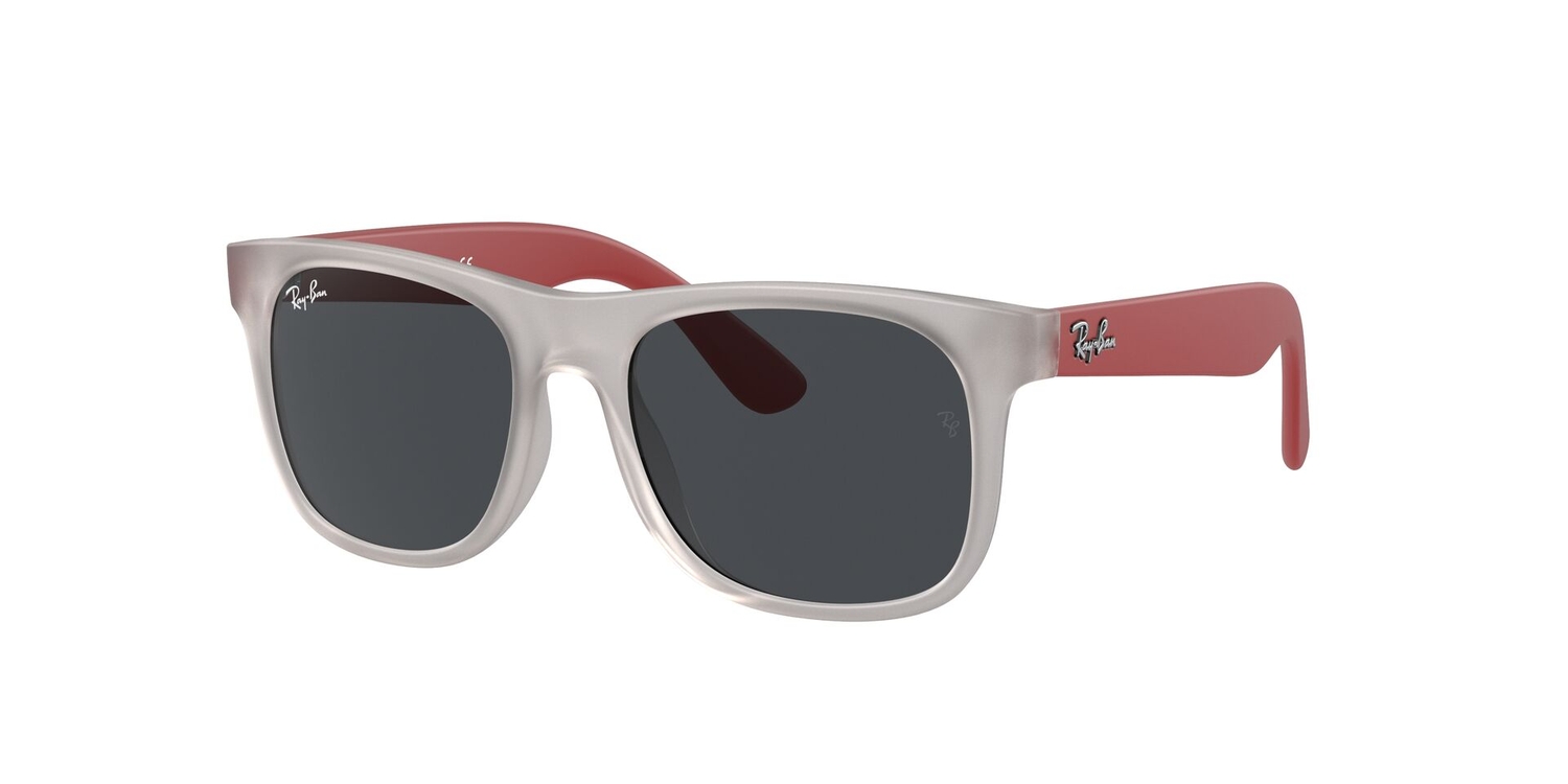 Óculos de Sol RJ9069S-705987-48 Ray Ban Jr Quadrado Cinza Injetado