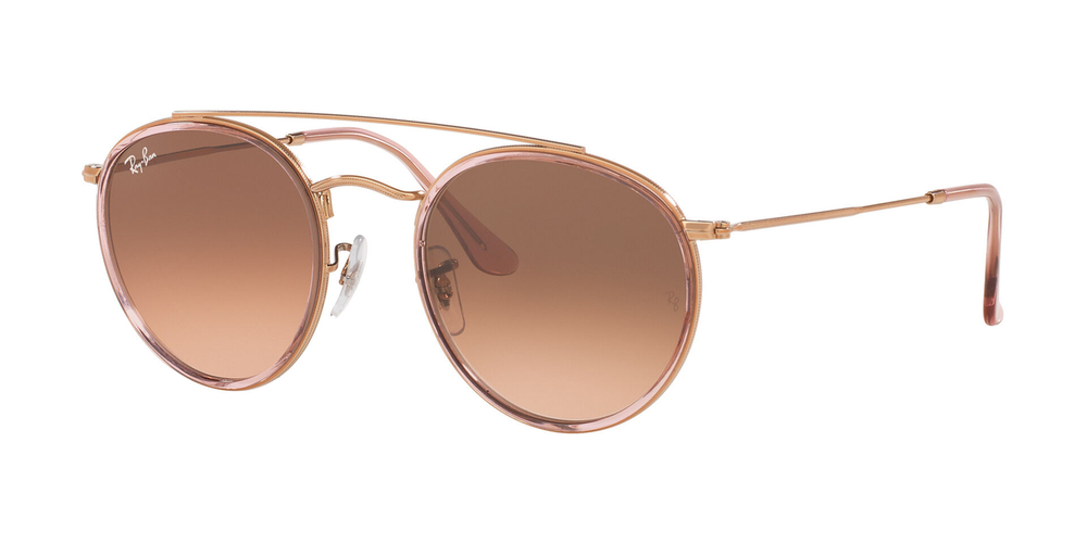 Óculos de Sol RB3647NL-9069A5-51 Ray Ban Redondo Cobre Metal