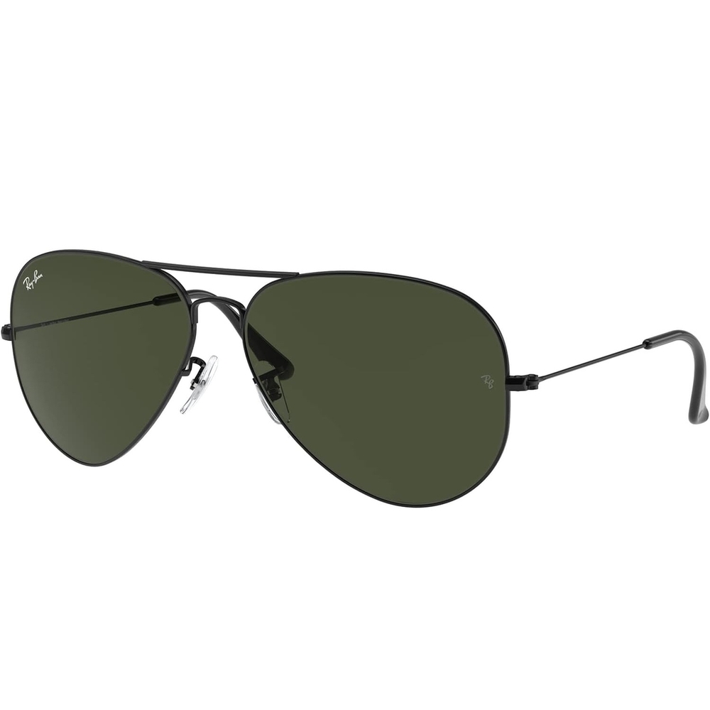 Óculos de Sol RB3026L-L2821-62 Ray Ban Piloto Preto Metal