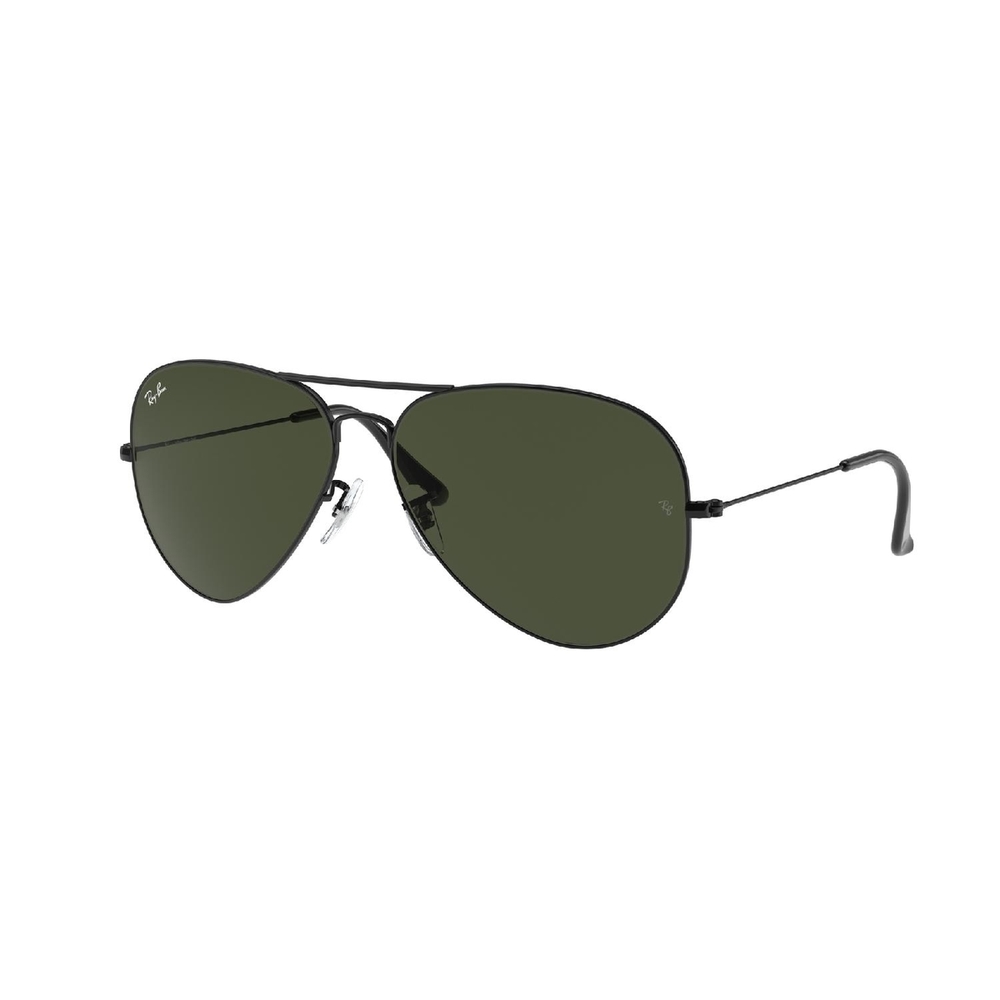 Óculos de Sol RB3026L-L2821-62 Ray Ban Piloto Preto Metal