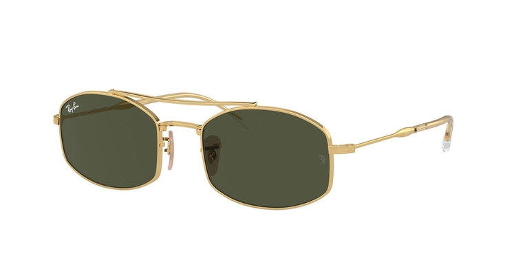 Óculos de Sol RB3719-00131-54 Ray Ban Oval Ouro Metal