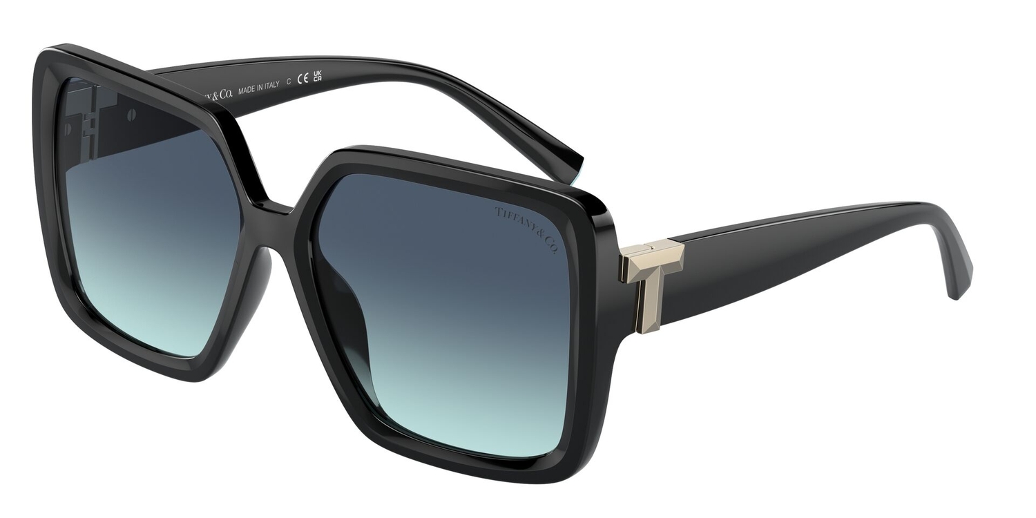 Óculos de Sol TF4206U-80019S-58 Tiffany & Co Quadrado Preto Injetado
