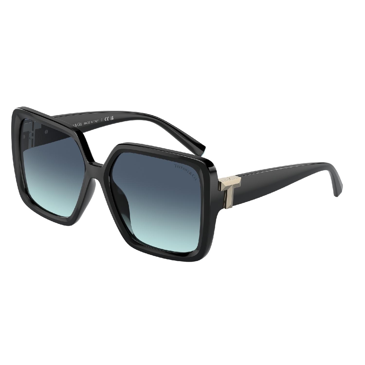 Óculos de Sol TF4206U-80019S-58 Tiffany & Co Quadrado Preto Injetado