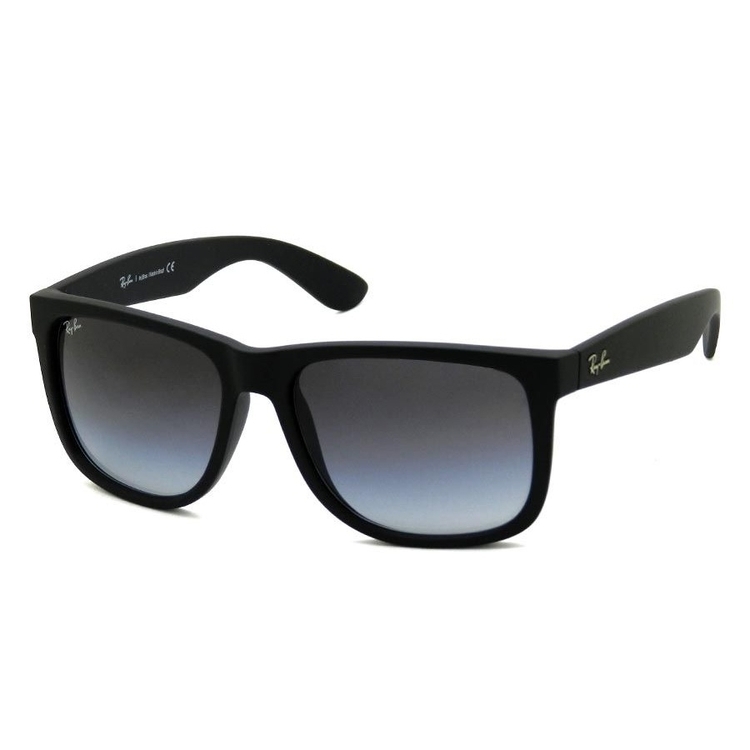Óculos de Sol RB4165L-622T3-55 POL Ray Ban Quadrado Preto Náilon