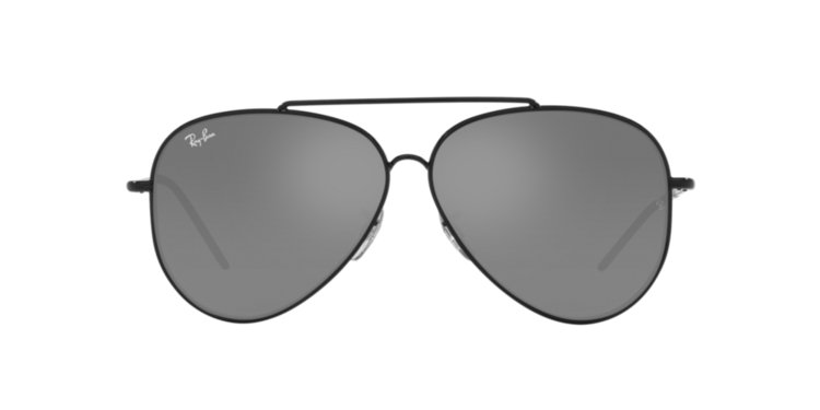 Óculos de Sol RBR0101S-002GS-62 Ray Ban Piloto Preto Metal