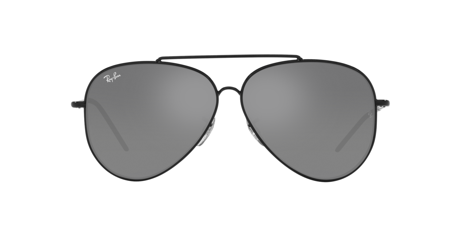 Óculos de Sol RBR0101S-002GS-62 Ray Ban Piloto Preto Metal