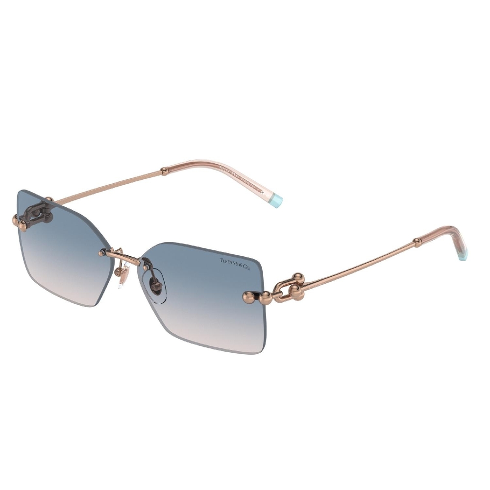 Óculos de Sol TF3088-610516-59 Tiffany & Co Retangular Vermelho Metal