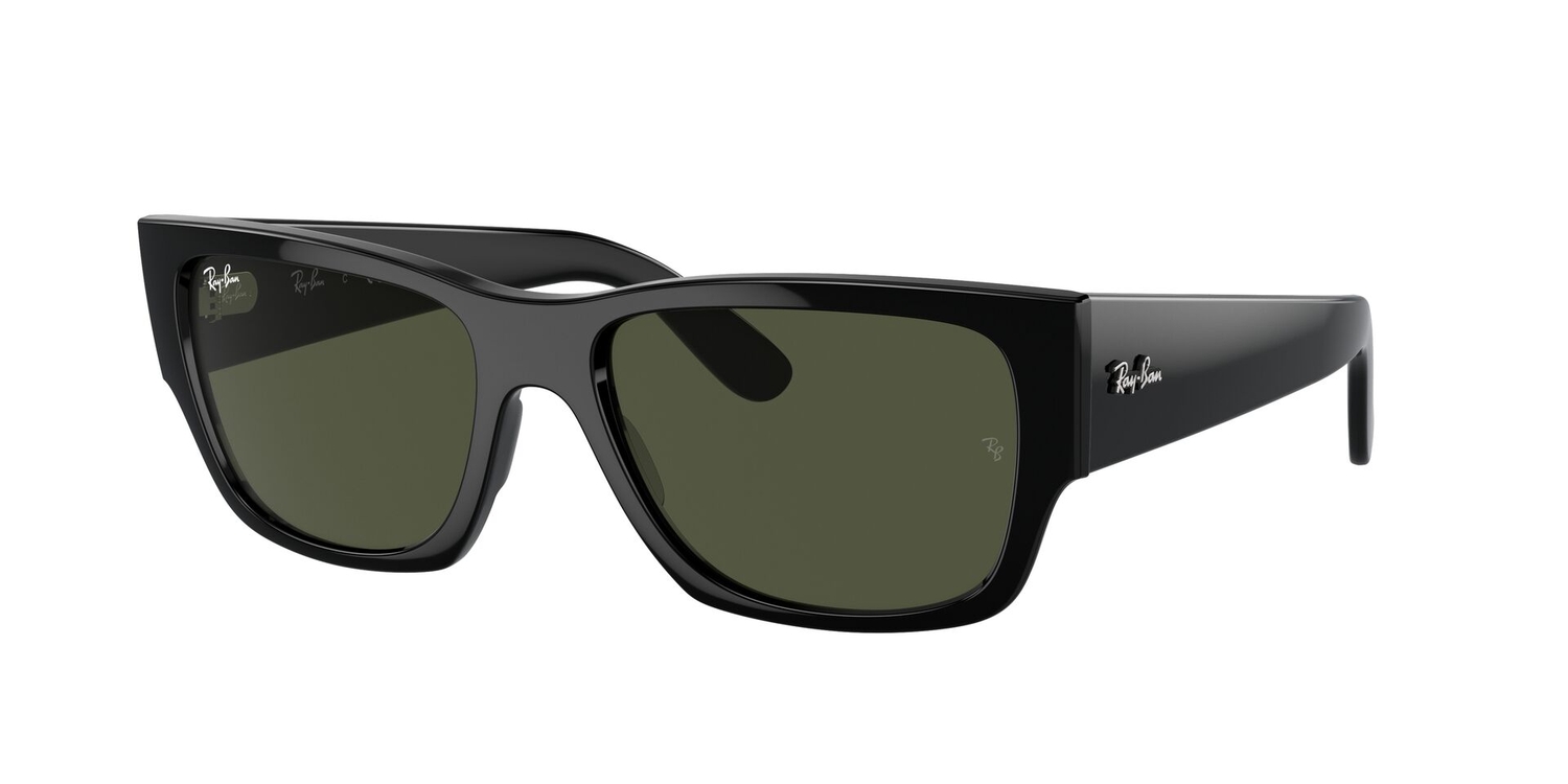 Óculos de Sol RB0947S-90158-56 Ray Ban Retangular Preto Propionato
