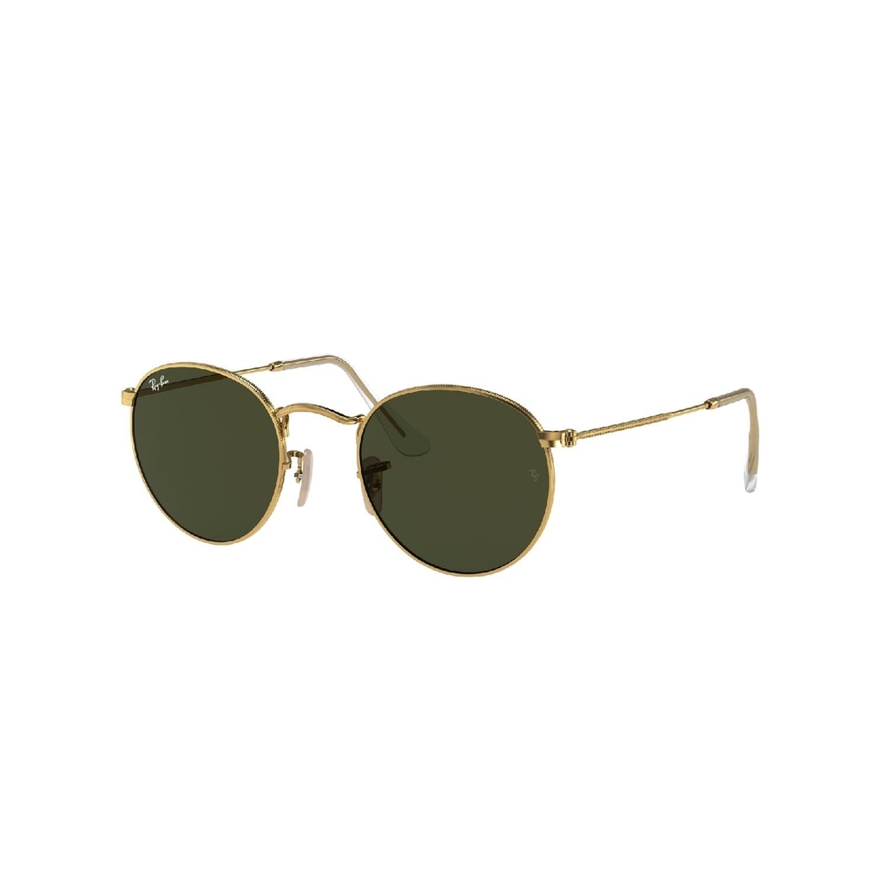 Óculos de Sol RB3447L-001-50 Ray Ban Redondo Ouro Metal
