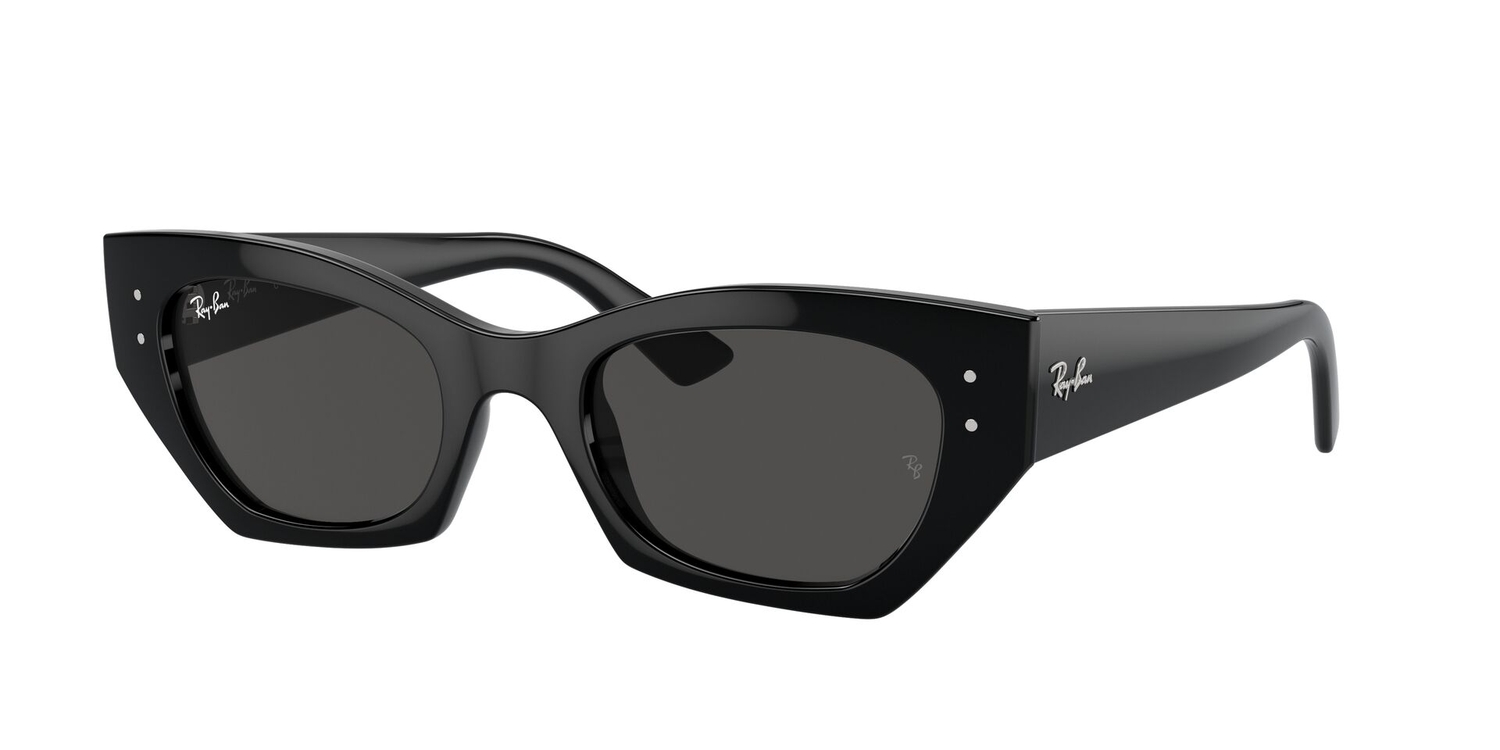 Óculos de Sol RB4430-667787-52 Ray Ban Irregular Preto Injetado