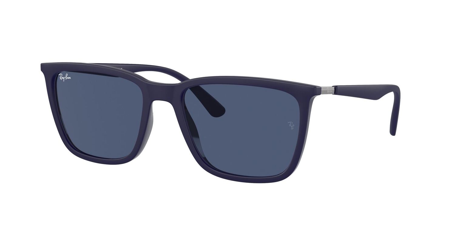 Óculos de Sol RB4402L-669380-57 Ray Ban Quadrado Azul Injetado