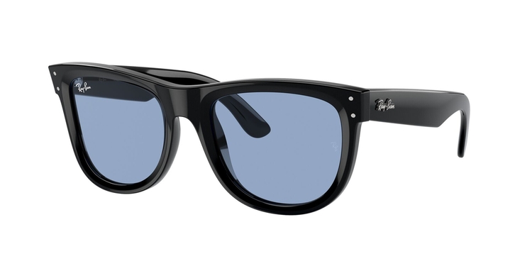 Óculos de Sol RBR0502S-667772-53 Ray Ban Quadrado Preto Acetato Moldado