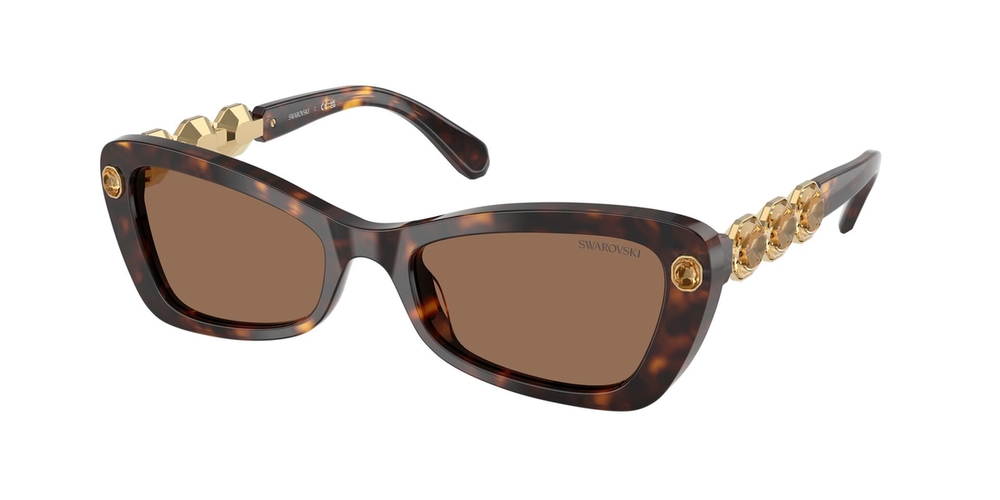 Óculos de Sol SK6033-100273-54 Swarovski Irregular Tartaruga Acetato