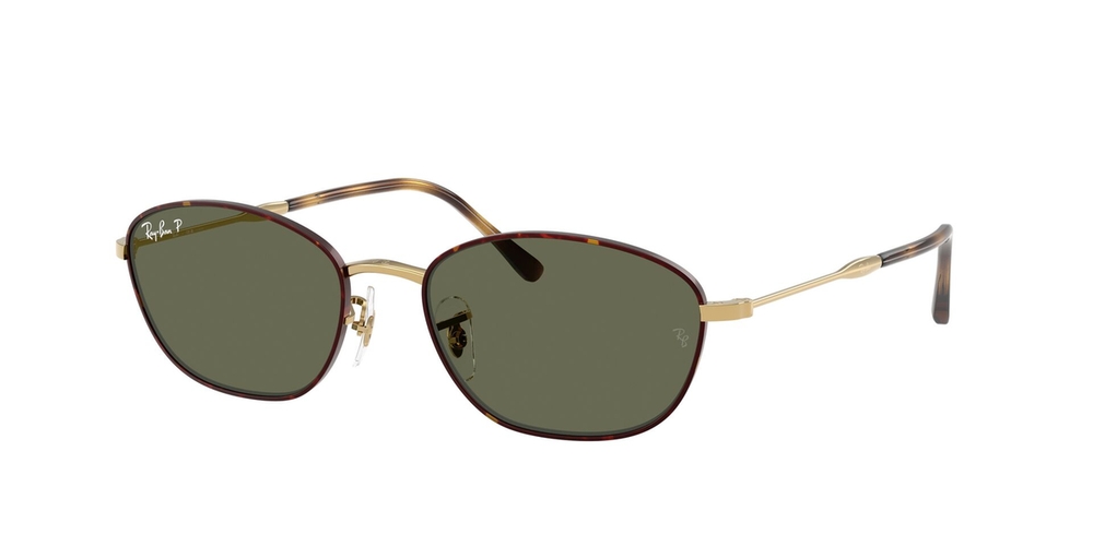 Óculos de Sol RB3749-927358-58 Ray Ban Irregular Tartaruga Metal