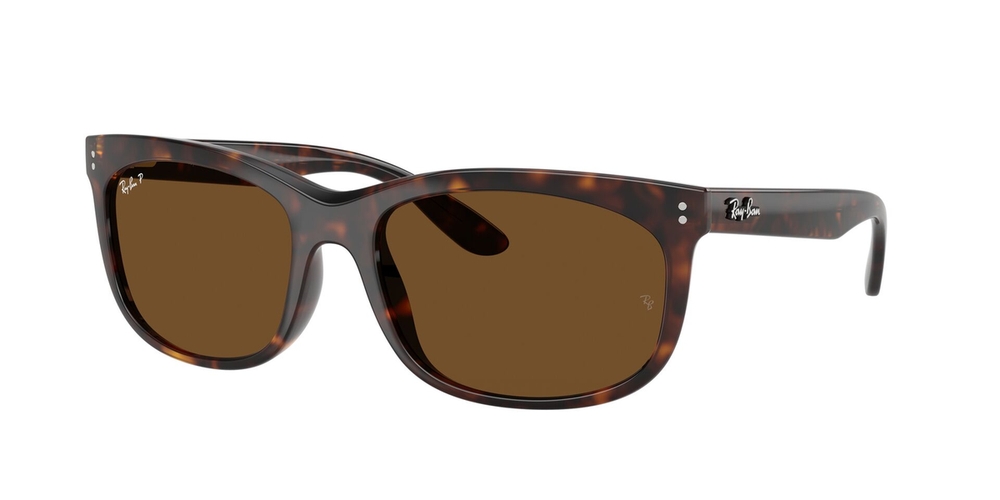 Óculos de Sol RB2389-90257-57 Ray Ban Retangular Com Cantos Arredondados Tartaruga Propionato