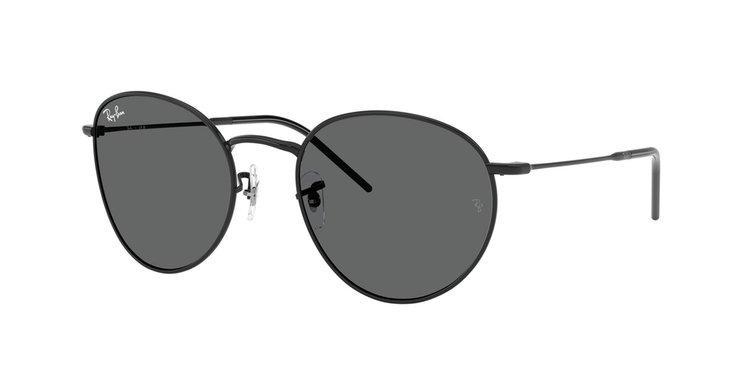 Óculos de Sol RBR0103S-002GR-55 Ray Ban Phantos Preto Metal