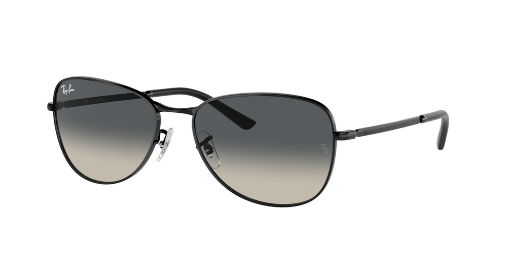Óculos de Sol RB3733-00271-59 Ray Ban Piloto Preto Metal