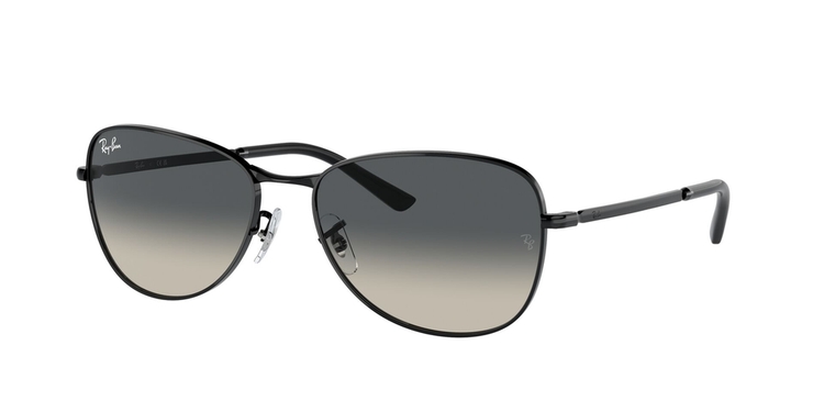 Óculos de Sol RB3733-00271-59 Ray Ban Piloto Preto Metal