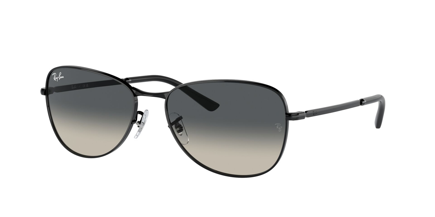 Óculos de Sol RB3733-00271-59 Ray Ban Piloto Preto Metal