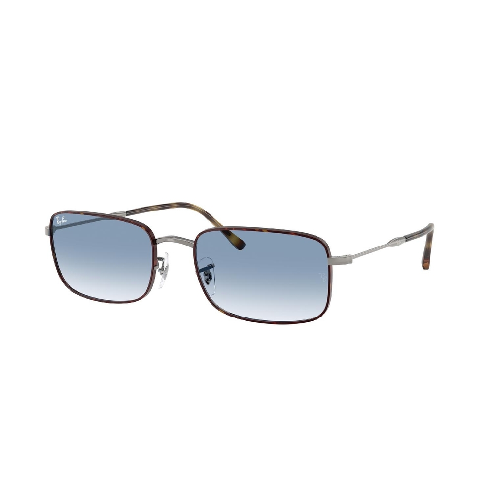 Óculos de Sol RB3746-92703F-59 Ray Ban Retangular Tartaruga Metal