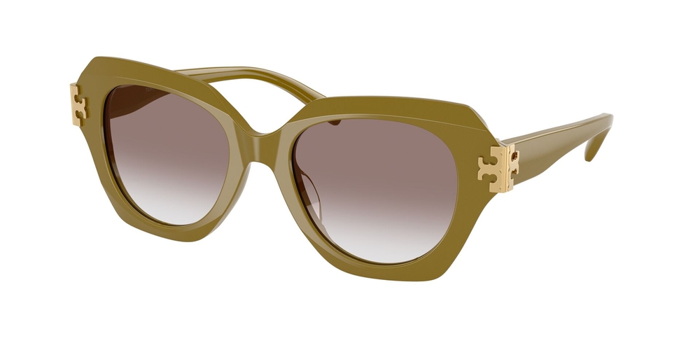 Óculos de Sol TY7215U-201013-51 Tory Burch Gatinho Verde Acetato