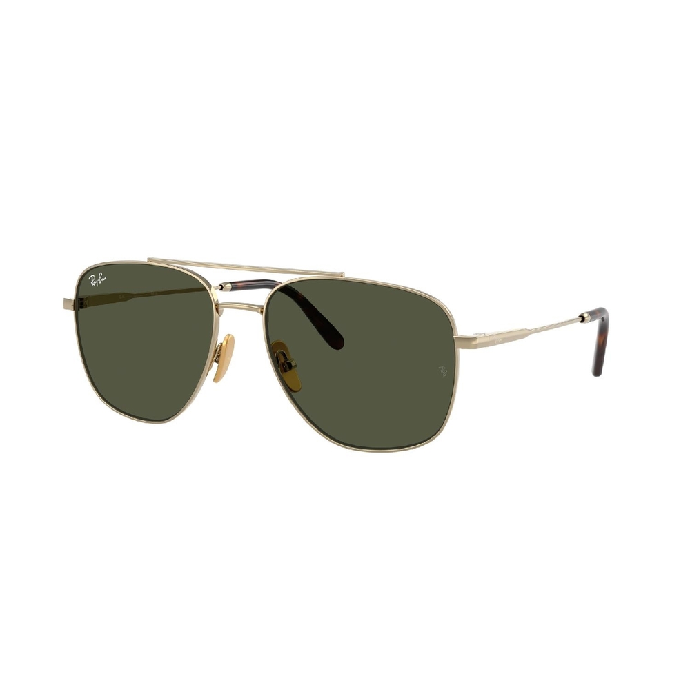 Óculos de Sol RB8097-926531-59 Ray Ban Quadrado Ouro Titânio
