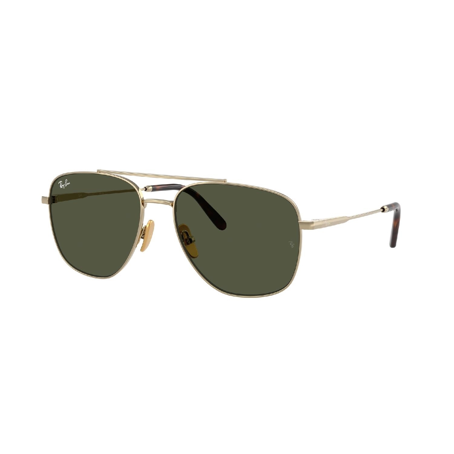 Óculos de Sol RB8097-926531-59 Ray Ban Quadrado Ouro Titânio