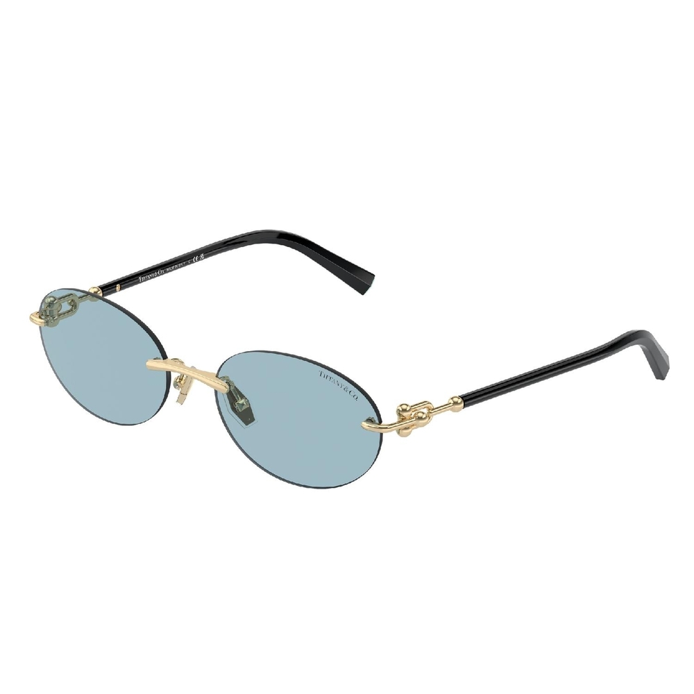 Óculos de Sol TF3104D-602180-56 Tiffany & Co Oval Ouro Metal
