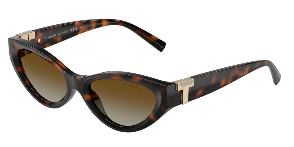 Óculos de Sol TF4225U-8015T5-54 Tiffany & Co Oval Tartaruga Injetado