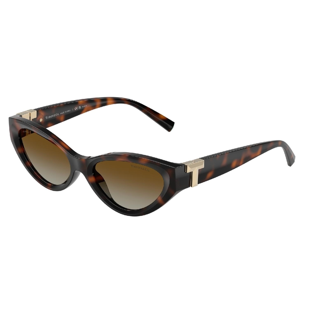 Óculos de Sol TF4225U-8015T5-54 Tiffany & Co Oval Tartaruga Injetado