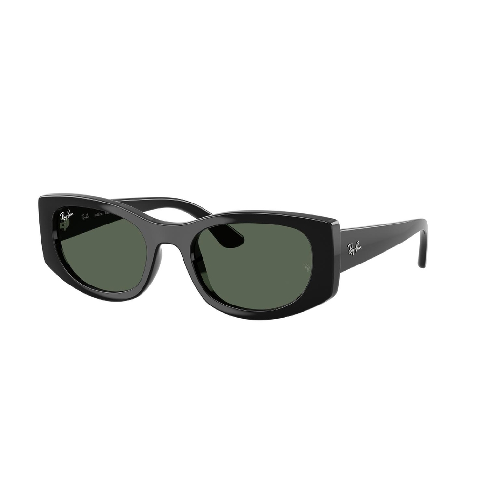 Óculos de Sol RB4446L-667771-54 Ray Ban Oval Preto Injetado
