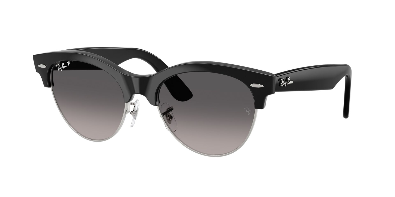 Óculos de Sol RB2341-1354M3-54 POL Ray Ban Quadrado Preto Propionato