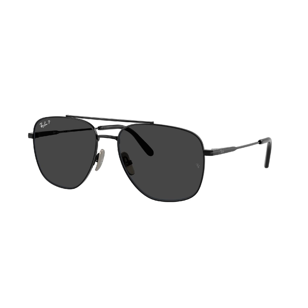 Óculos de Sol RB8097-926748-59 Ray Ban Quadrado Preto Titânio