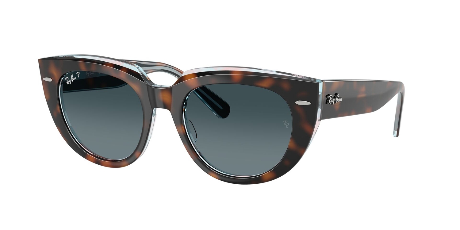 Óculos de Sol RB2286-1413S3-52 Ray Ban Quadrado Tartaruga Propionato