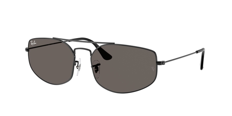Óculos de Sol RB3845-002B1-57 Ray Ban Irregular Preto Metal